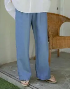 アーバンリサーチドアーズ　リネン　イージーパンツ