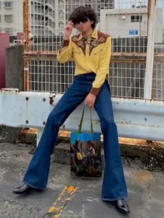 GUCCIデニムブーツカット フレアデニム ベルボトムのサムネイル