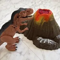動く恐竜 光る火山 おもちゃ 本体