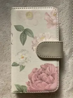 【値下げしました】花柄 手帳型iPhoneSE第1世代ケース 新品未使用