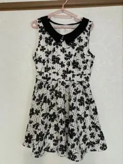 INGNI 花柄ノースリーブミニワンピース M