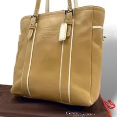 コーチ トートバッグ オールレザー ターンロック シグネチャー 肩掛け A4
