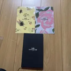 COACH ノートブック＆クリアファイルセット
