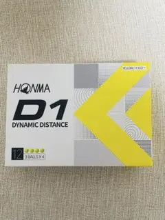 HONMA D1 ゴルフボール 12個 イエローのサムネイル