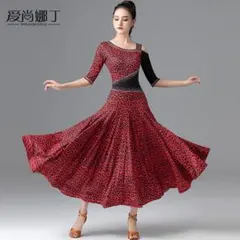 社交ダンス衣装　アニマル　ヒョウ柄　ダンスドレス　ダンスウェア　ダンス　ドレス 楽天市場】社交ダンスドレス ラテン ドレス ステージ衣装 練習着