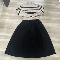 Bou Jeloud ニットワンピース ボーダー