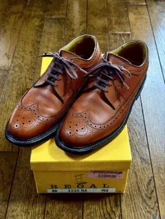 【美品】リーガルREGAL2235 インペリアルグレード シボ25.0㎝ブラウン