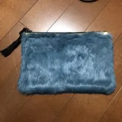 Demi Voo ファーポーチ　クラッチバックハンドバッグ