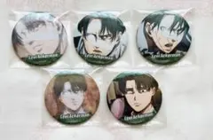 進撃の巨人　リヴァイ　10Years Journey 缶バッジ