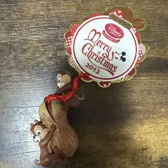 ディズニーストア　チップとデールのクリスマスオーナメント2012