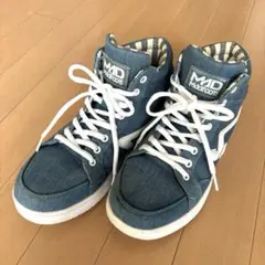 MADFOOT! ハイカットスニーカー 24cm デニム風のサムネイル