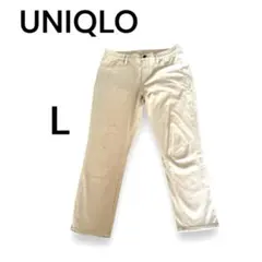 UNIQLO Lサイズ　ウルトラストレッチクロップドレギンスパンツ　ベージュ