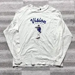 VISION STREET WEAR ガールプリントロンT 長袖Tシャツ Lのサムネイル