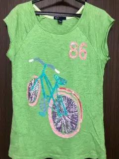 【セット】GAP KIDS 160 スパンコールTシャツ＋150 ハーフジーンズ