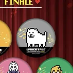 UNDERTALE アンダーテール コンサート 缶バッジ ウザイいぬのサムネイル