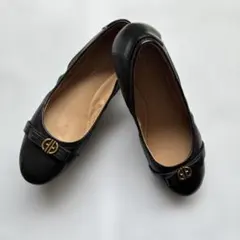 COLE HAAN トバ ボウ バレエ ブラック 黒22.5レザー padalaのサムネイル