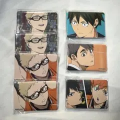 ハイキュー‼︎ トレーディング缶バッジ　月島蛍/山口忠/日向翔陽/影山飛雄/宮治