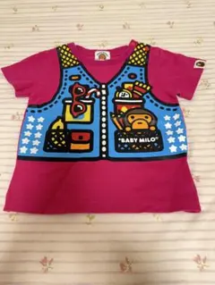 BAPE KIDS BABY MILO だまし絵 Tシャツ 80のサムネイル