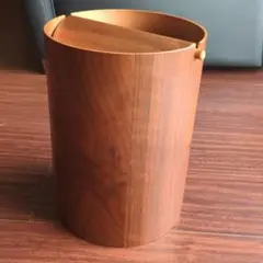 SAITO WOOD JAPAN 木製ごみ箱 蓋付き