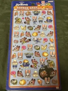 【正規品】サンリオ　ボンボンドロップシール　ズートピア