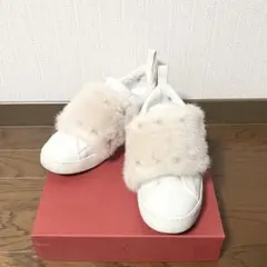 VALENTINO GARAVANI ミンクファー スニーカー ピンク ベージュのサムネイル
