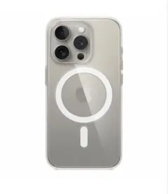 【純正】iPhone15Pro クリアケース　Apple MagSafe 美品