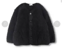 ボアジャケット　黒　 アウター　ブランシェス　男の子　女の子　130