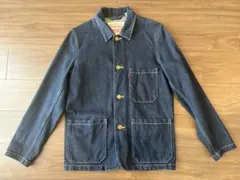 Levi’s リーバイス デニム カバーオール ワークジャケット 濃紺 Sのサムネイル