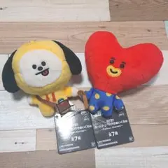 BT21. ボールチェーン付き ぬいぐるみ 《CHIMMY & TATA》