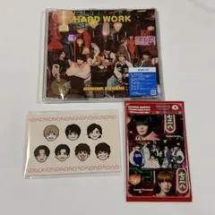 なにわ男子 HARDWORK 通常盤 絆創膏 トレカ 高橋 大西