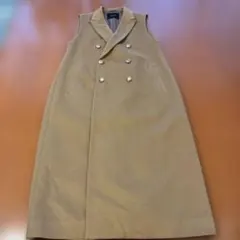 allureville ベージュ ダブルブレストベストサイズ2