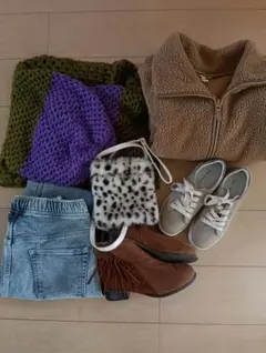 まとめ売り✨H&M フリース　ショート丈ジャケット 他秋冬カジュアルセット