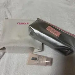 CLINIQUE ポーチ セットと保湿マスクです