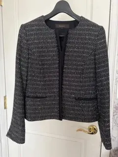 Reflect ノーカラーツイードジャケット　11号