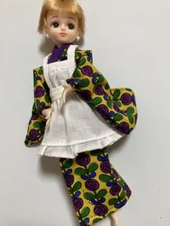 リカちゃん服　喫茶店ごっこ服　アウトフィット