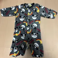 パンダ柄ロンパース 70cm
