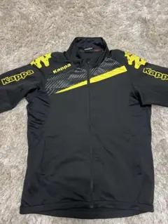 Kappa ピステ・ウィンドブレーカー 黒/黄色