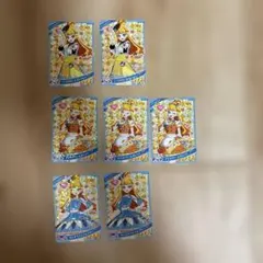 ひみつのアイプリ グミ ハートメロディゴールドシルバーなど　じゅりあ　7枚