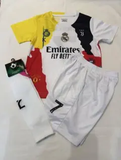 160cm 【限定コラボモデル】ロナウド7番 子供サッカーユニフォーム3点セット