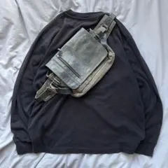 レザー ショルダー ボディバッグ マルチポケット コットン アーカイブ