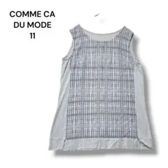 COMME CA DU MODE カットソー　ノースリーブ　１１　グレーのサムネイル