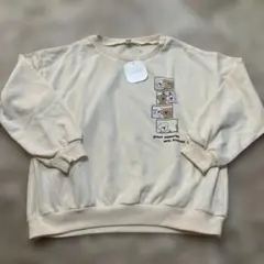 新品未使用　PATAGON 犬イラスト トレーナー 130cm