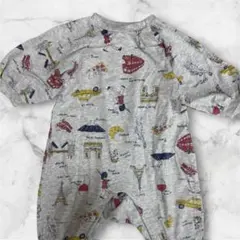 長袖 ロンパース 70 薄手 ベビー服