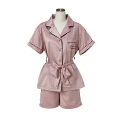 新品未使用タグ付きFrancfranc サテン ピンク パジャマセット