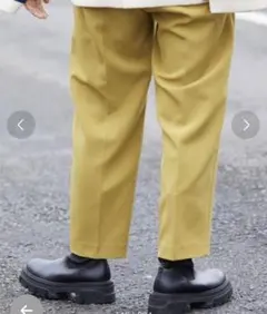 チャオパニックティピー　楽ちん美脚イージーケアテーパードパンツ