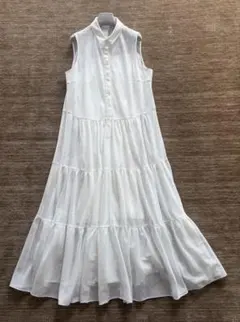 専用 アクリス AKRIS punto 刺繍 ホワイトワンピース - メルカリ