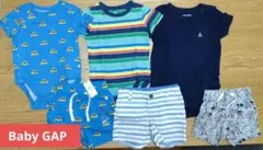 m*7様 ほぼ中古品　60〜80cm　半袖ボディスーツ＆ショートパンツセット