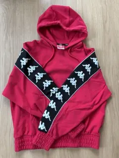 Kappa パーカー ピンク ロゴテープのサムネイル