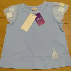 プティマイン Disney プリンセス Tシャツ 90サイズ 水色 可愛い