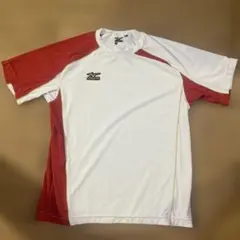 MizunoPro 半袖シャツ 赤白 Sサイズのサムネイル